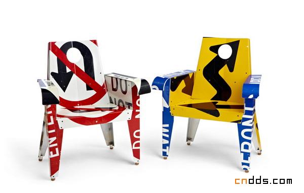 交通标志椅子设计