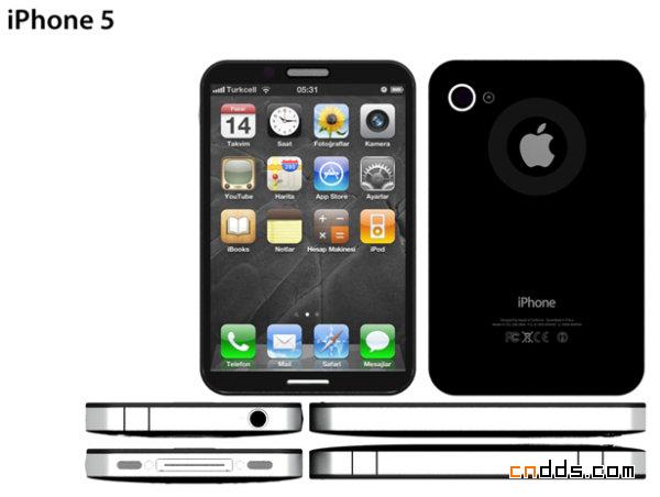 iPhone 5 的最新设计图