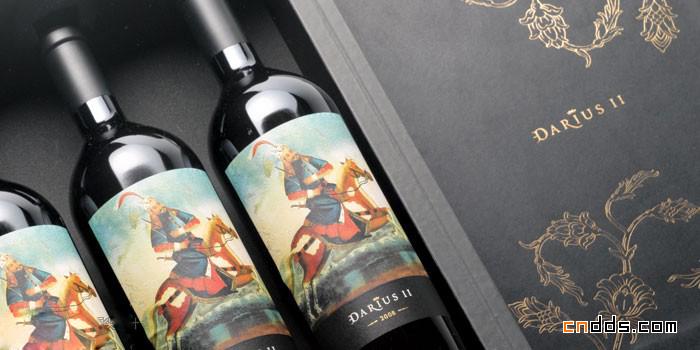 达瑞斯二世葡萄酒 标签及礼盒设计