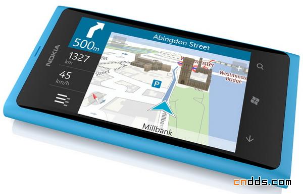 諾基亞lumia 800 windows phone社交智能手機