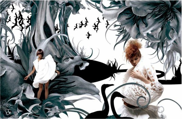 画里的女人震撼摄影作品
