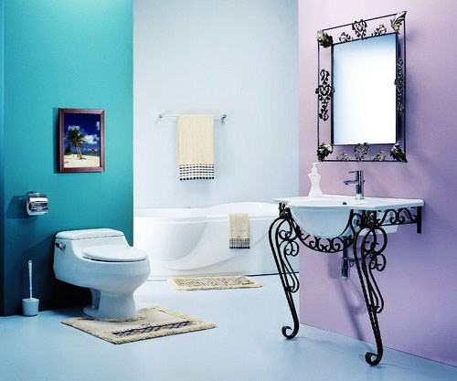 多彩卫浴间装饰设计