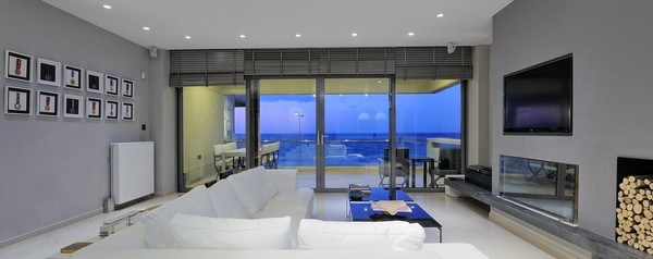 希腊精致的现代公寓设计