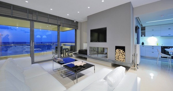 希腊精致的现代公寓设计