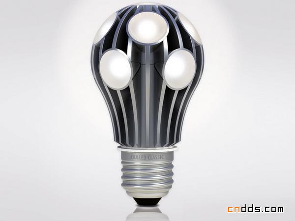 “bulled ”系列改良型LED灯泡设计