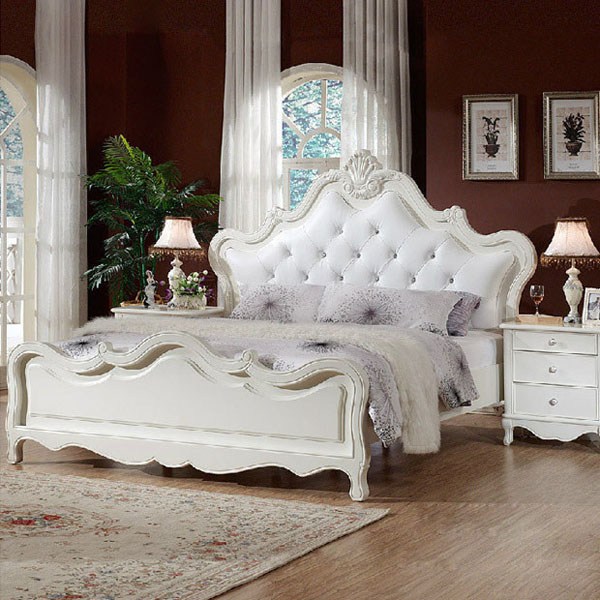 为温馨时尚浪漫的卧室做点缀的大床设计