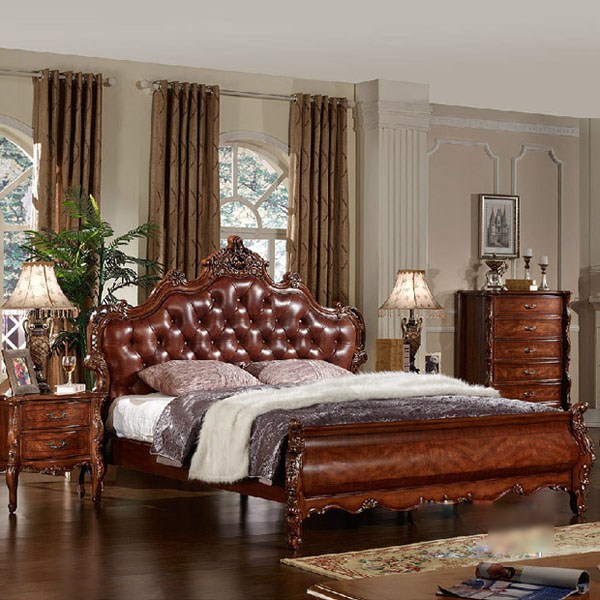 为温馨时尚浪漫的卧室做点缀的大床设计