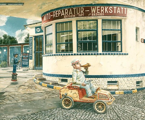 G&#220;NTHER HAUSCHILDT油画之另一个空间