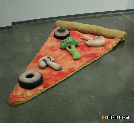 别具一格的Pizza睡袋