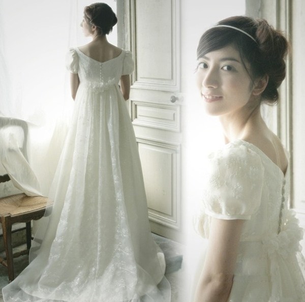 人气巨升的韩式孕妇婚纱设计欣赏