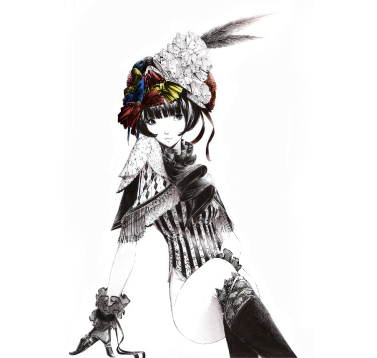 精美清秀的唯美人物插畫設計欣賞