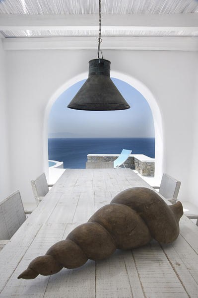 梦幻爱琴海-浪漫纯静的Mina One海滨度假别墅设计