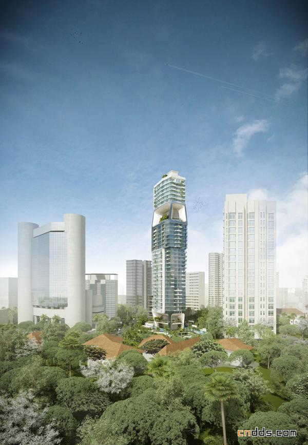 “垂直城市”–新加坡 Scotts 大厦