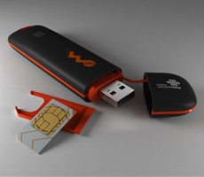 联通3G上网卡建模渲染