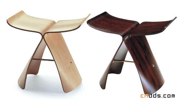 日本设计大师柳宗理经典之作-蝴蝶凳