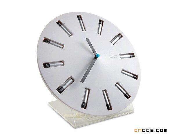 創(chuàng)新環(huán)保的廢電池時(shí)鐘(Eco Clock)