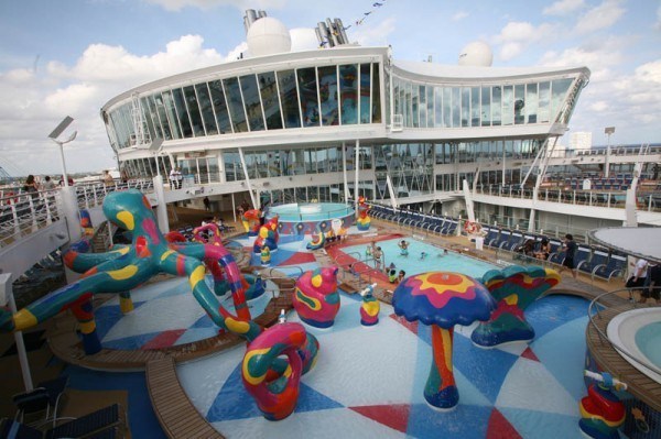 世界上最大的游轮豪华的游乐设施设计