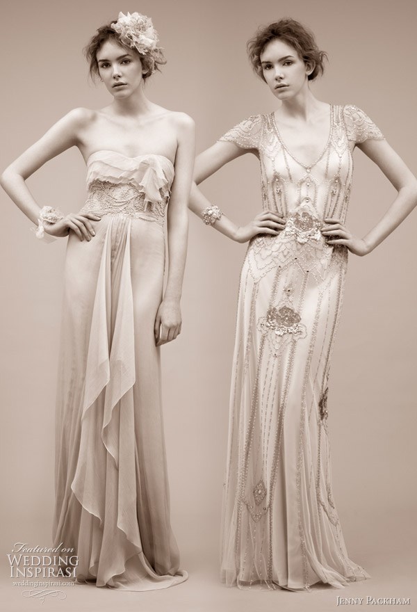 珍妮Packham时尚婚纱设计作品摄影