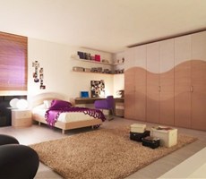 营造温馨气氛的Mazzali 青少年的卧室设计