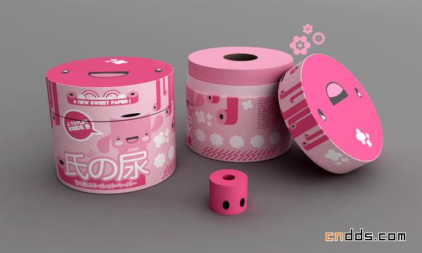 日本Chi Oshikko卫生纸品牌包装设计