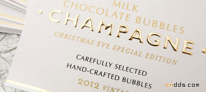 牛奶巧克力创意香槟瓶包装设计项目