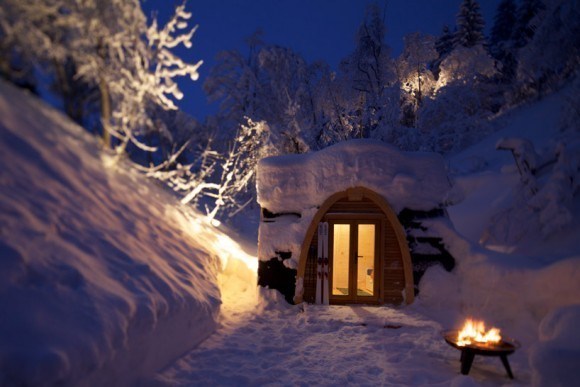 瑞士的滑雪盛地MINI型度假小屋