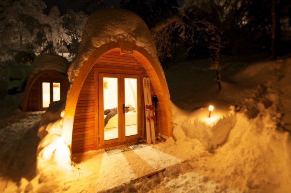 瑞士的滑雪盛地MINI型度假小屋