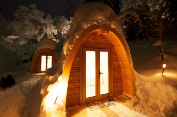 瑞士的滑雪盛地MINI型度假小屋