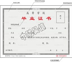 防偽畢業(yè)證書