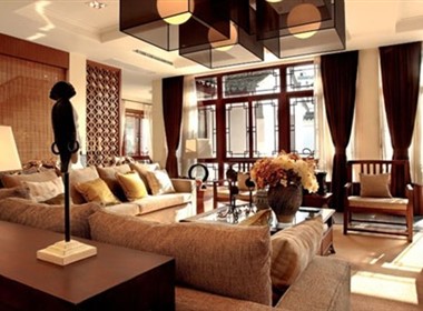 中式豪庭的现代家装