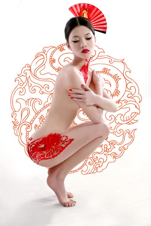 中式的性感夸张的化妆风格欣赏