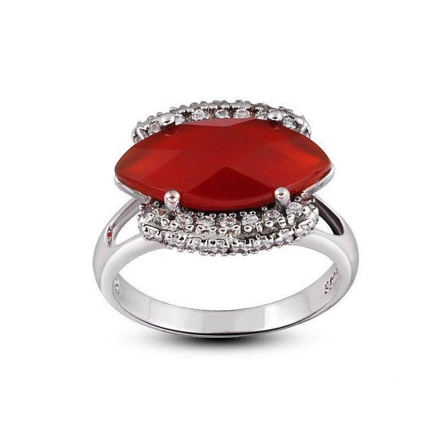 复古红玛瑙戒指设计欣赏结婚新选择