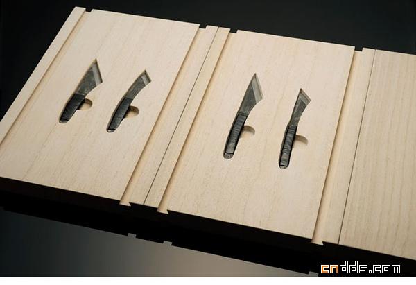 日本精美弘前刀木盒设计