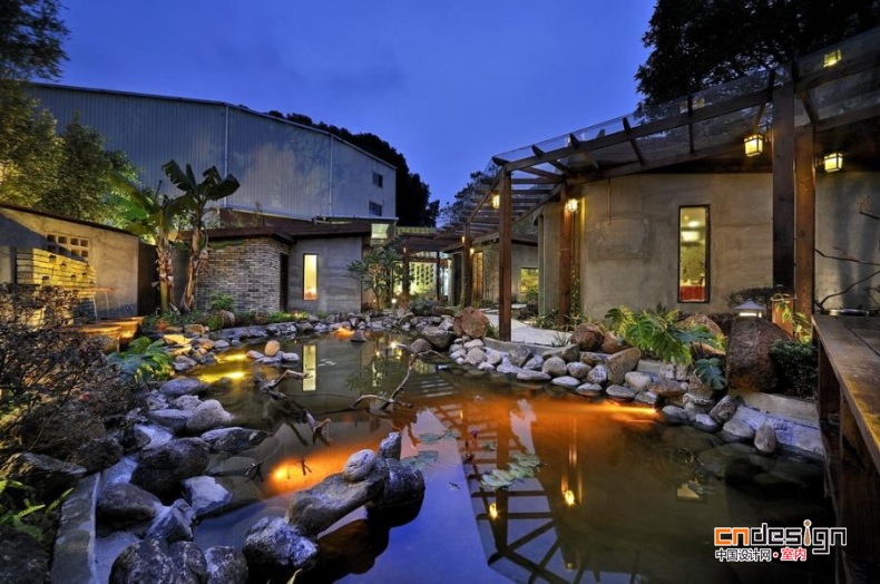 福州印象客家庭院景观设计