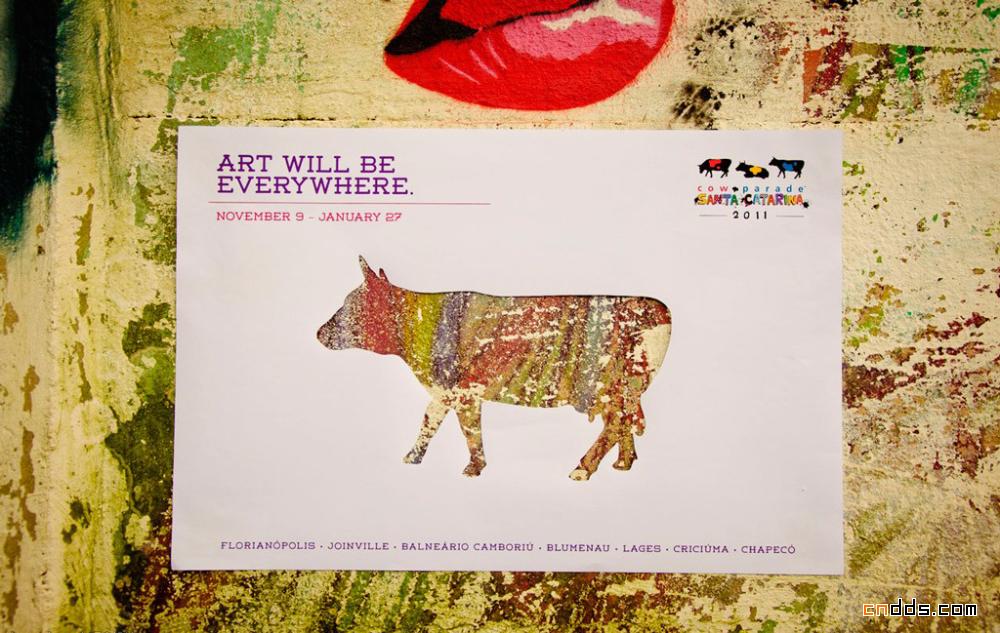 圣卡塔琳娜奔牛节广告：艺术无处不在