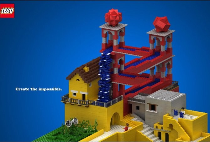 LEGO乐高的创意广告 小小的建筑师从小培养