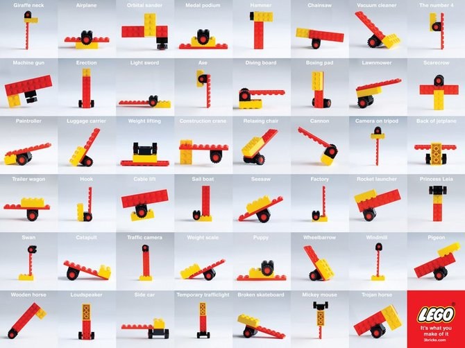 LEGO乐高的创意广告 小小的建筑师从小培养