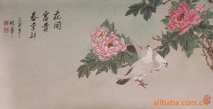 精細(xì)花鳥(niǎo)工筆畫(huà) 