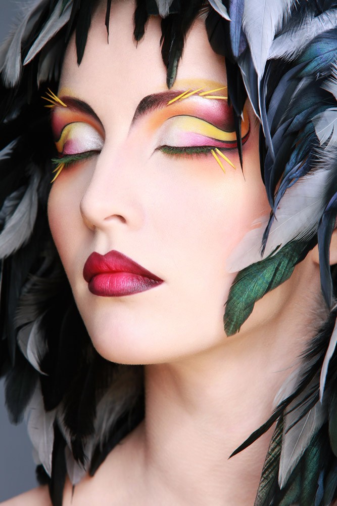 国外Irina Jensen 的时尚创意彩妆设计