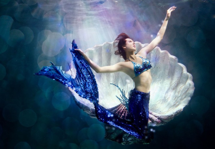 人鱼钟輗水下唯美摄影欣赏