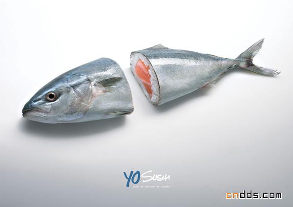 英国旋转寿司品牌YO! Sushi 广告