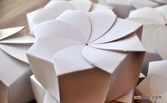 可持续使用的折纸食品包装盒欣赏