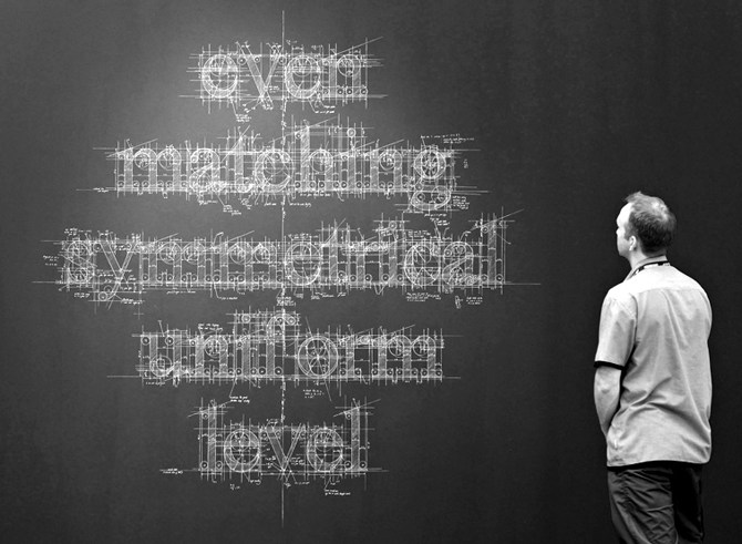 Liz Collini 的黑板字的创意设计