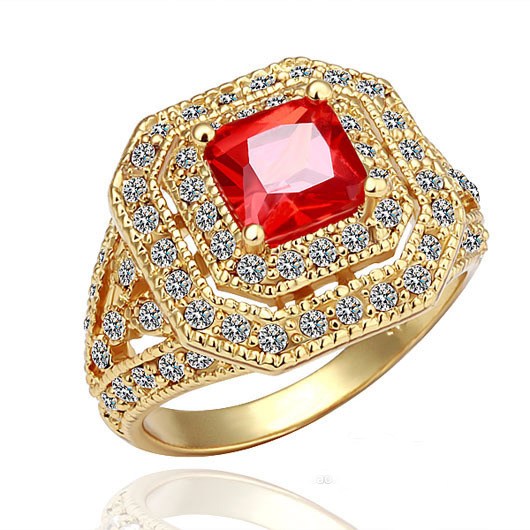 璀璨的水晶 绽放迷人色彩戒指设计欣赏