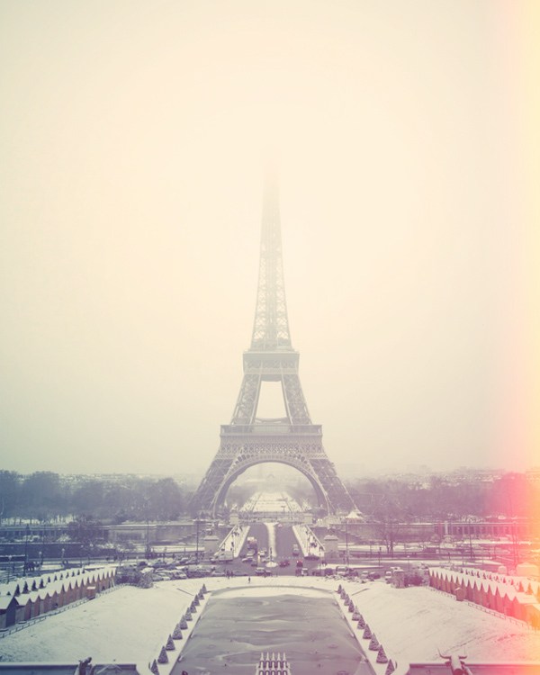 冬季巴黎那种独有迷人的风景