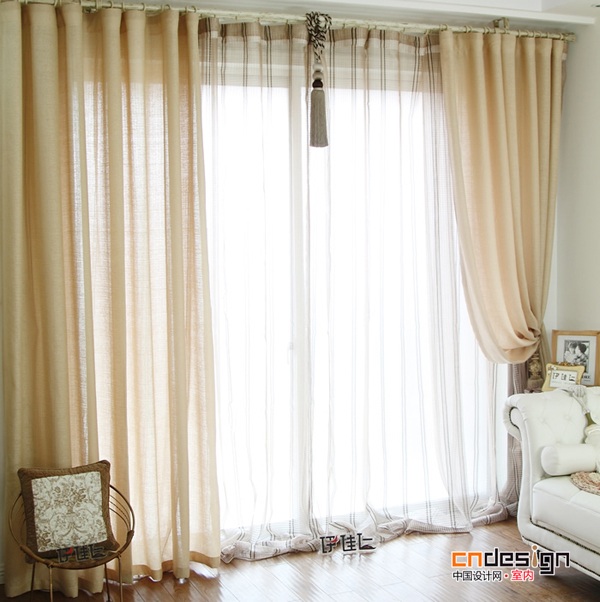 地中海风格家居窗帘让家装充满浪漫风情