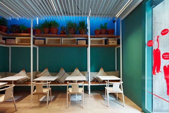 环保快餐店- 简单的生活秀室内设计欣赏