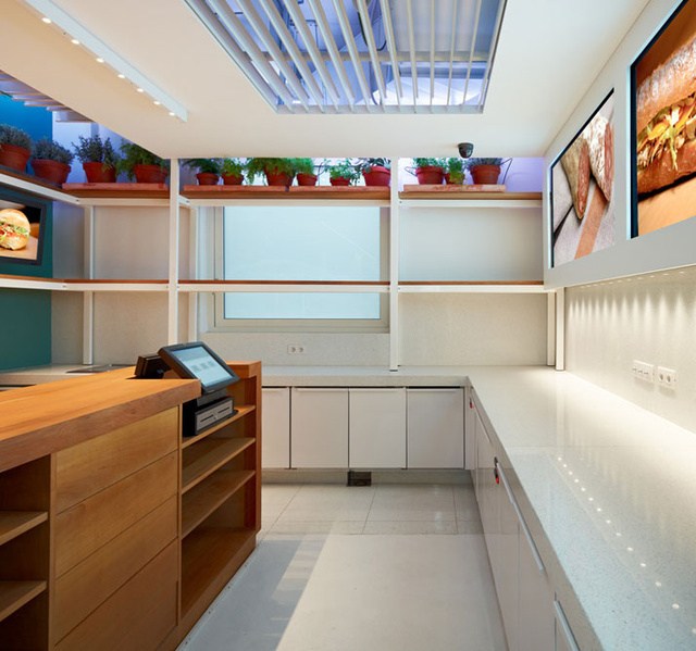 环保快餐店- 简单的生活秀室内设计欣赏