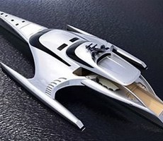 1500万美元重金打造超豪华游艇 犹如外星飞船