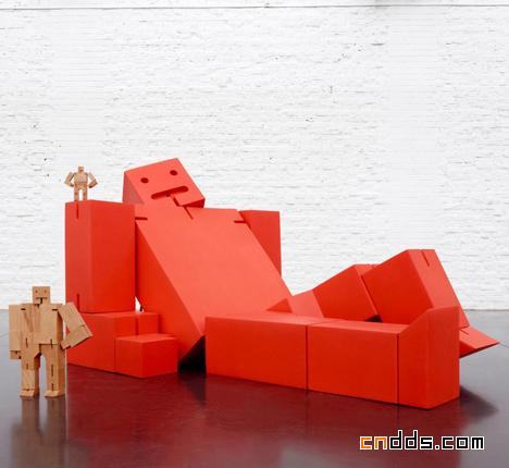 2012米兰国际家具展：互动家具Cubebot